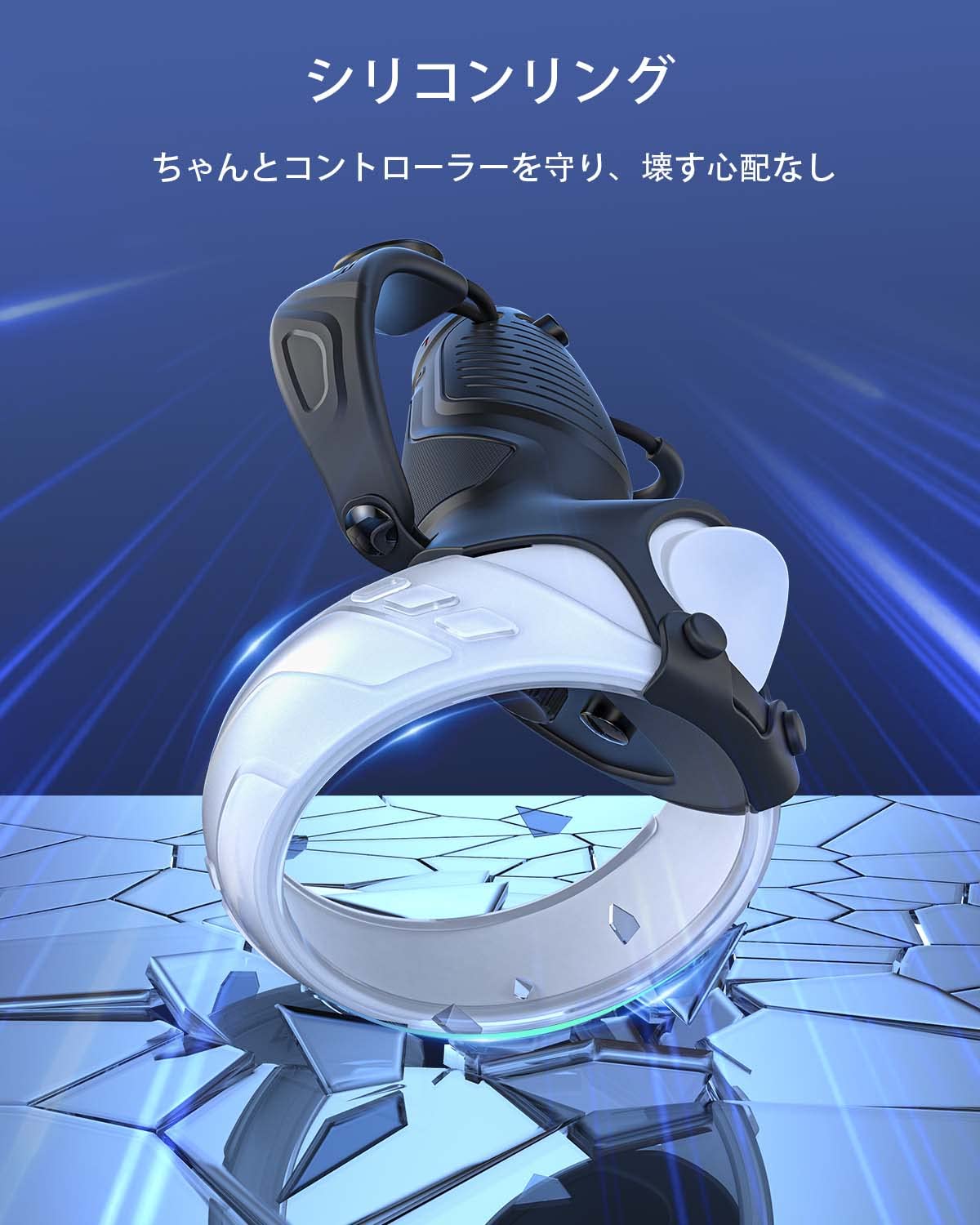Amazon.co.jp: ZYBER 充電できるコントローラーグリップ Oculus Quest